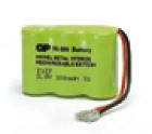 Akkumulátor NI-MH 3.6V  600mAh CORDL. TEL.(2/3AA) GP 